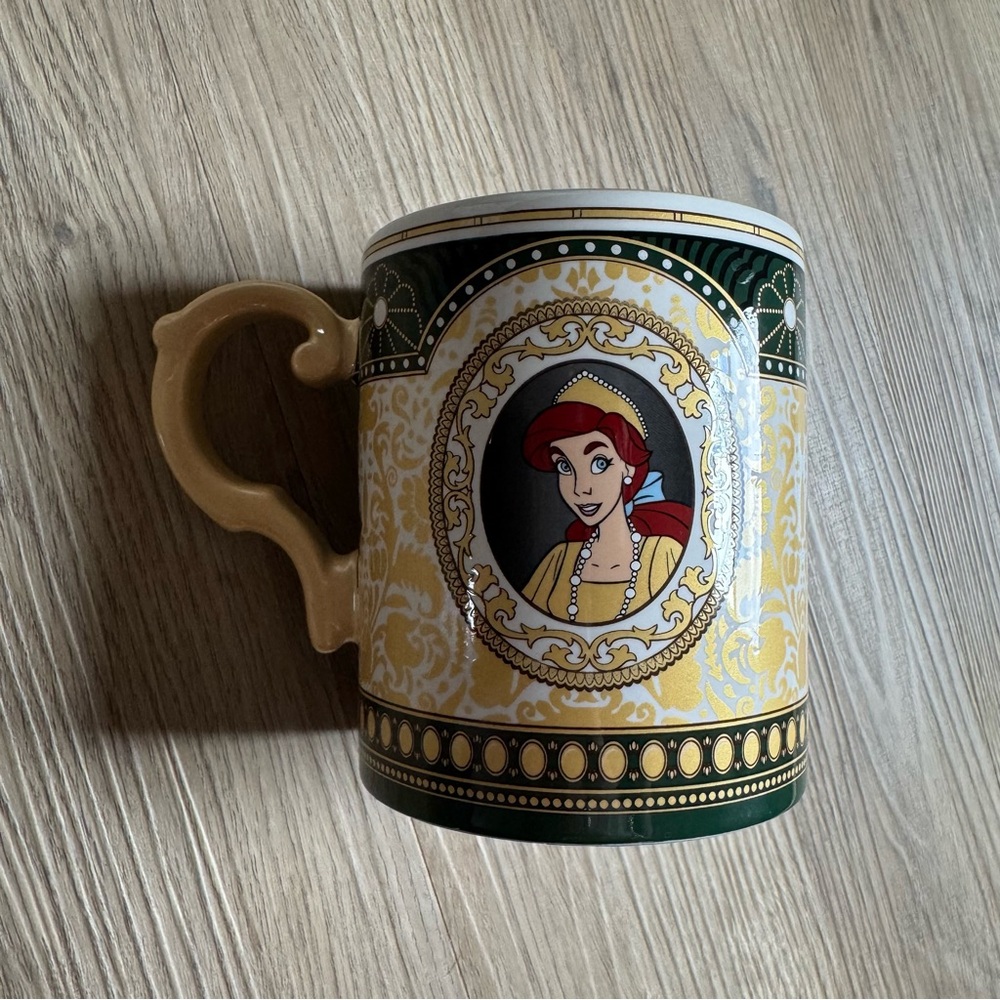 Disney Princess 25th Anniversary Anastasia Mug - Green and Yellow